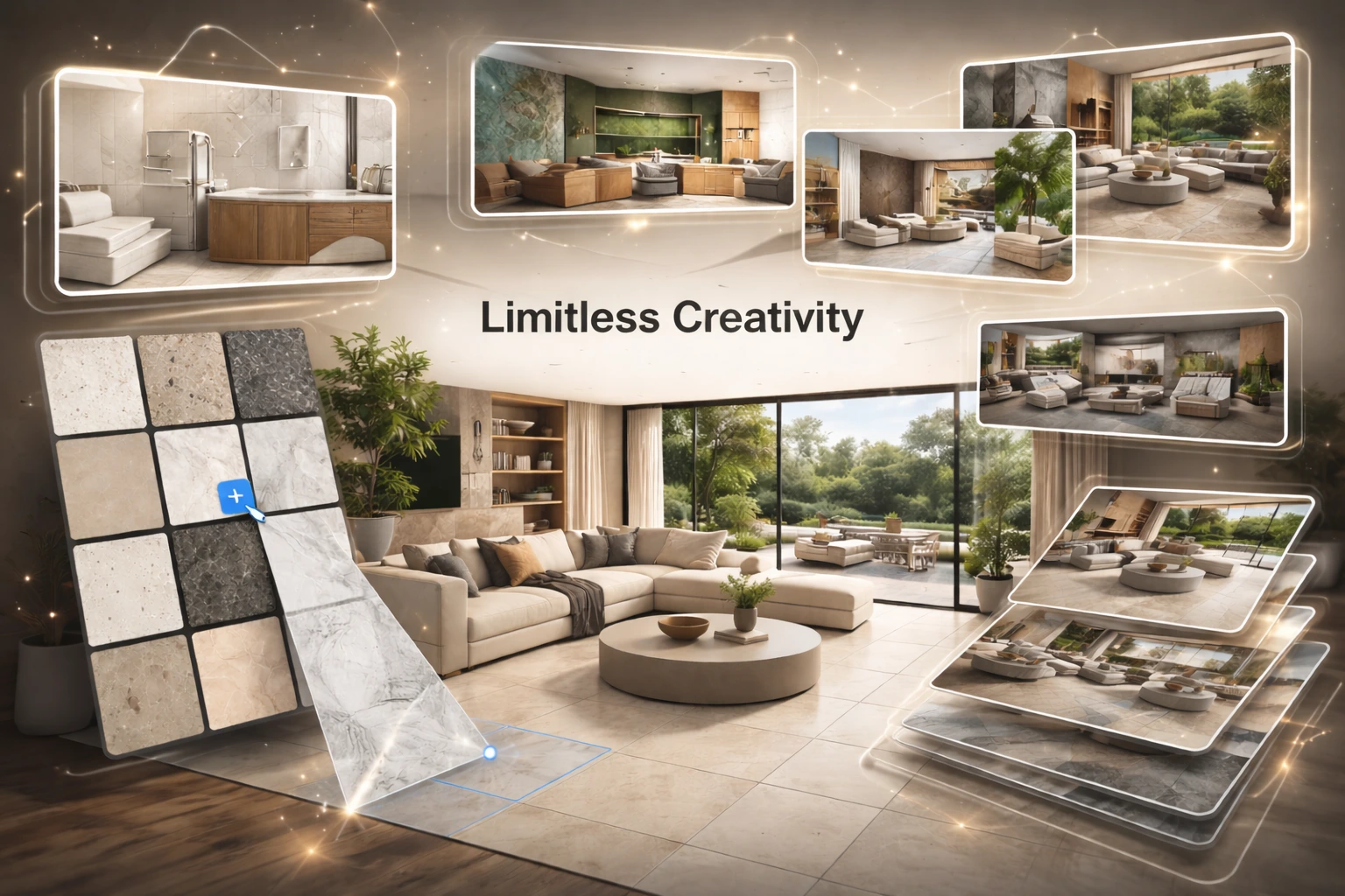 Creative tile design possibilities