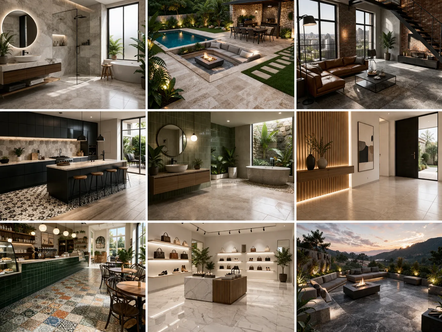 Unlimited tile view generation demo